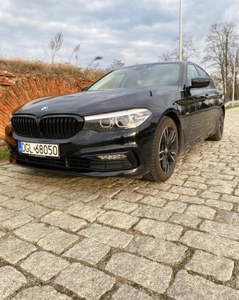 BMW Seria 5 cena 129900 przebieg: 119000, rok produkcji 2017 z Głogów małe 56